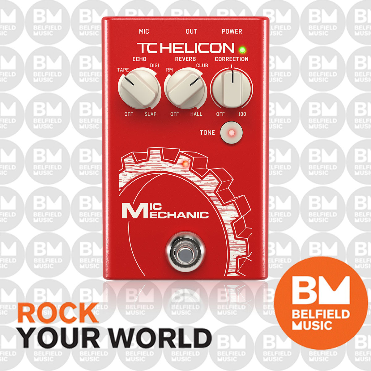 TC Helicon Mic Mechanic 2 Vocal Effects Pedal w/ Pitch