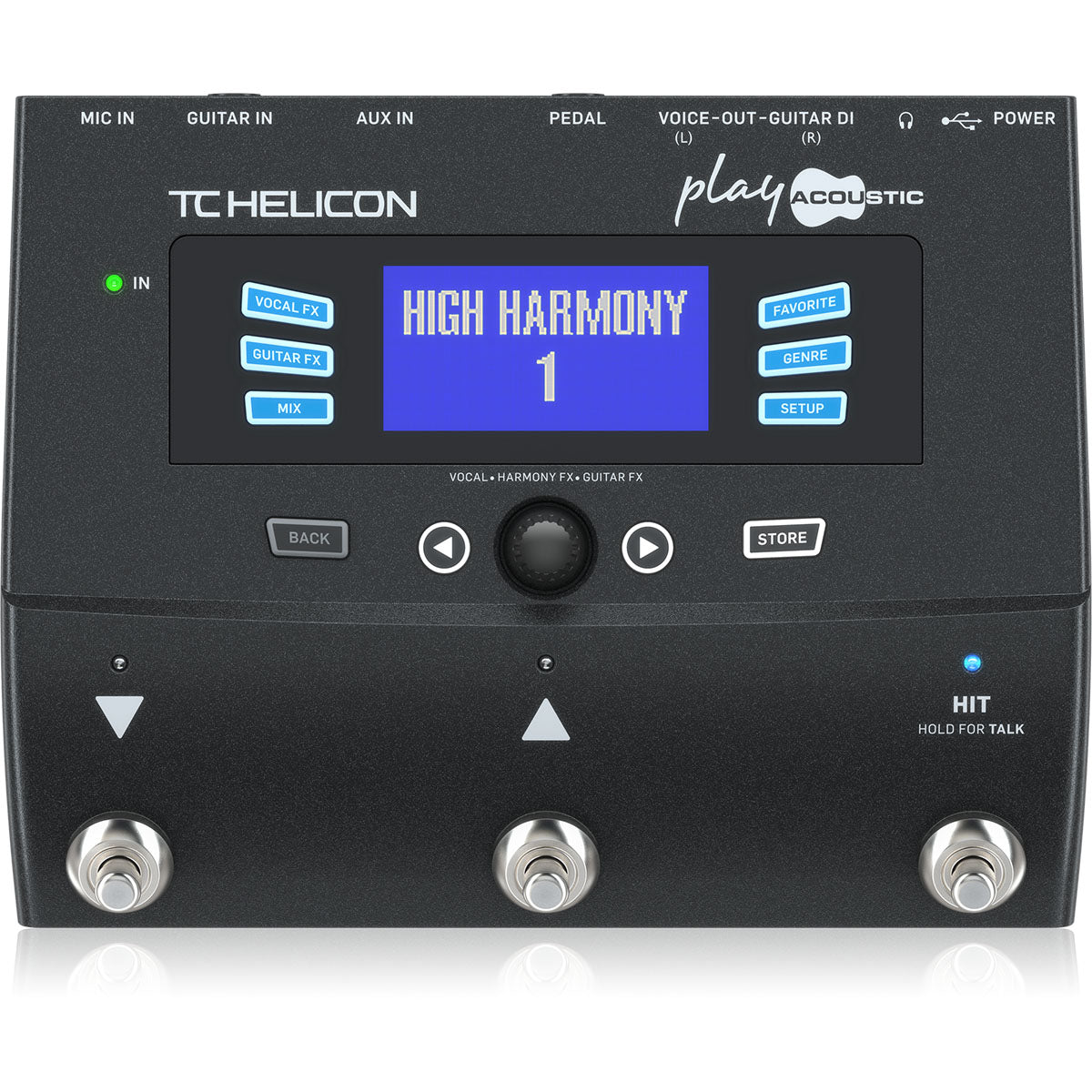 TC Helicon Play Acoustic Vocal Processor Effects Pedal