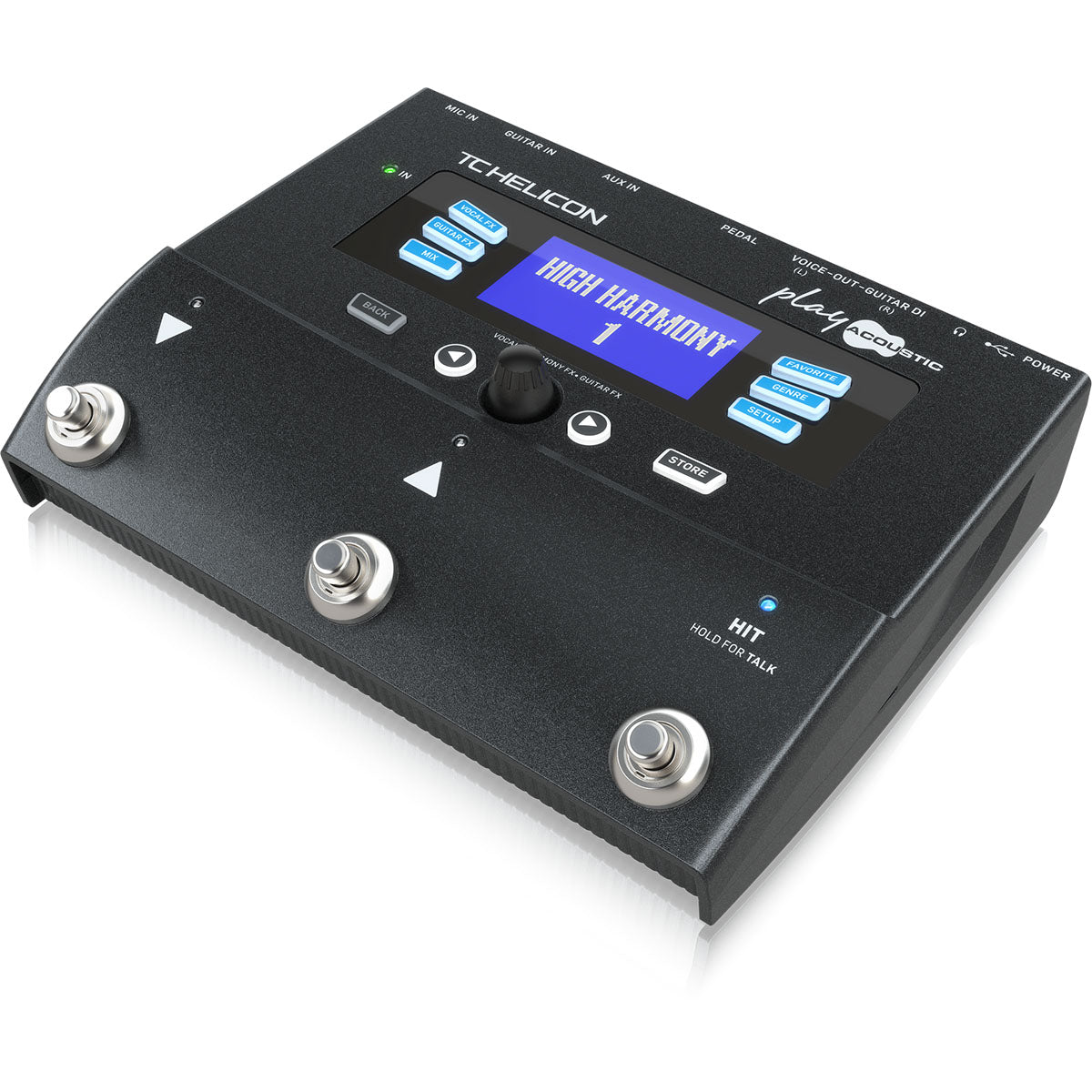 TC Helicon Play Acoustic Vocal Processor Effects Pedal