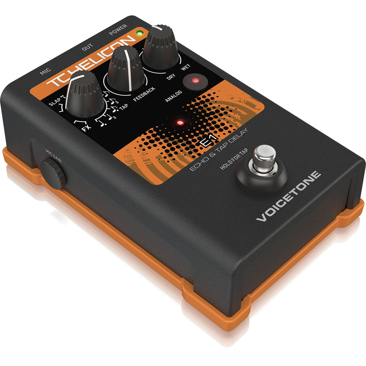 TC Helicon Voicetone E1 Vocal Echo Effects Pedal