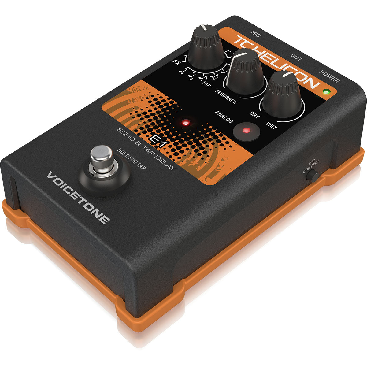 TC Helicon Voicetone E1 Vocal Echo Effects Pedal
