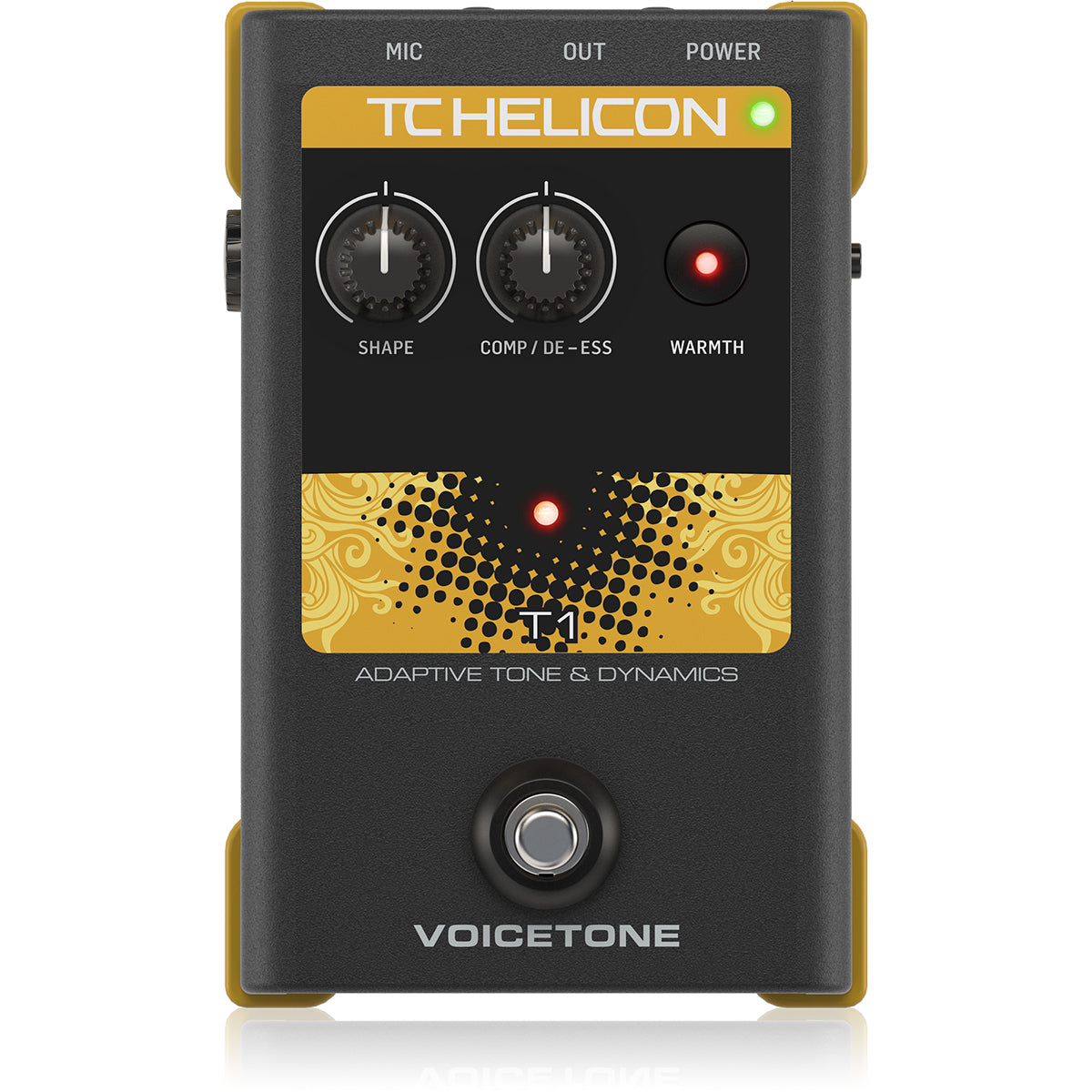 TC Helicon Voicetone T1 Studio Mastered Vocal Tone Effects Pedal