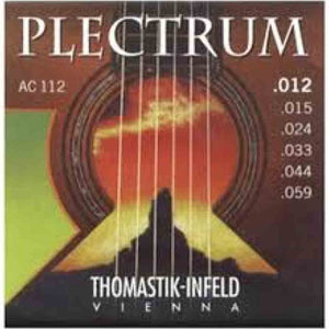 Thomastik AC112 Plectrum Acoustic Guitar Strings Set Medium Light 12-59 .012 - .059