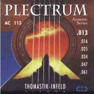 Thomastik AC113 Plectrum Acoustic Guitar Strings Set Medium 13-61 .013 - .061