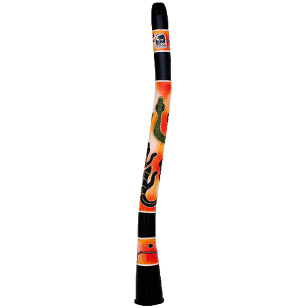 Toca Freestyle Curved Didgeridoo 50inch Sahara Gecko Design