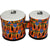 Toca Freestyle Bongos 5 & 6inch Synthetic Kente Cloth - TF2BK