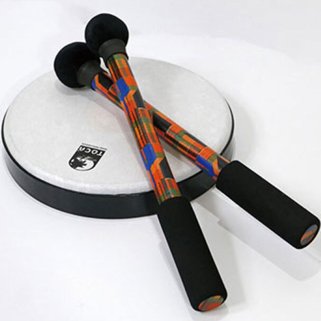 Toca Freestyle 2 Series Nesting Tom Tom 3-Piece (12, 14, 16inch) Nesting Tom Kente Cloth - TF2NT3PCK