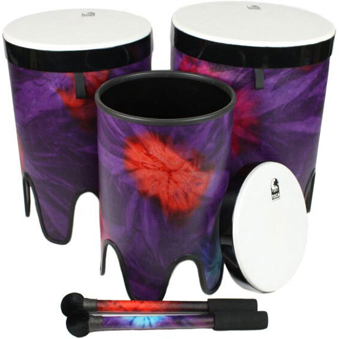 Toca Freestyle 2 Series Nesting Tom Tom 3-Piece (12, 14, 16inch) Nesting Tom Woodstock Purple - TF2NT3PCWP