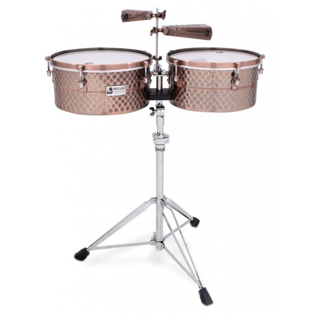 Toca TPT1415BC Black Copper Timbale Set