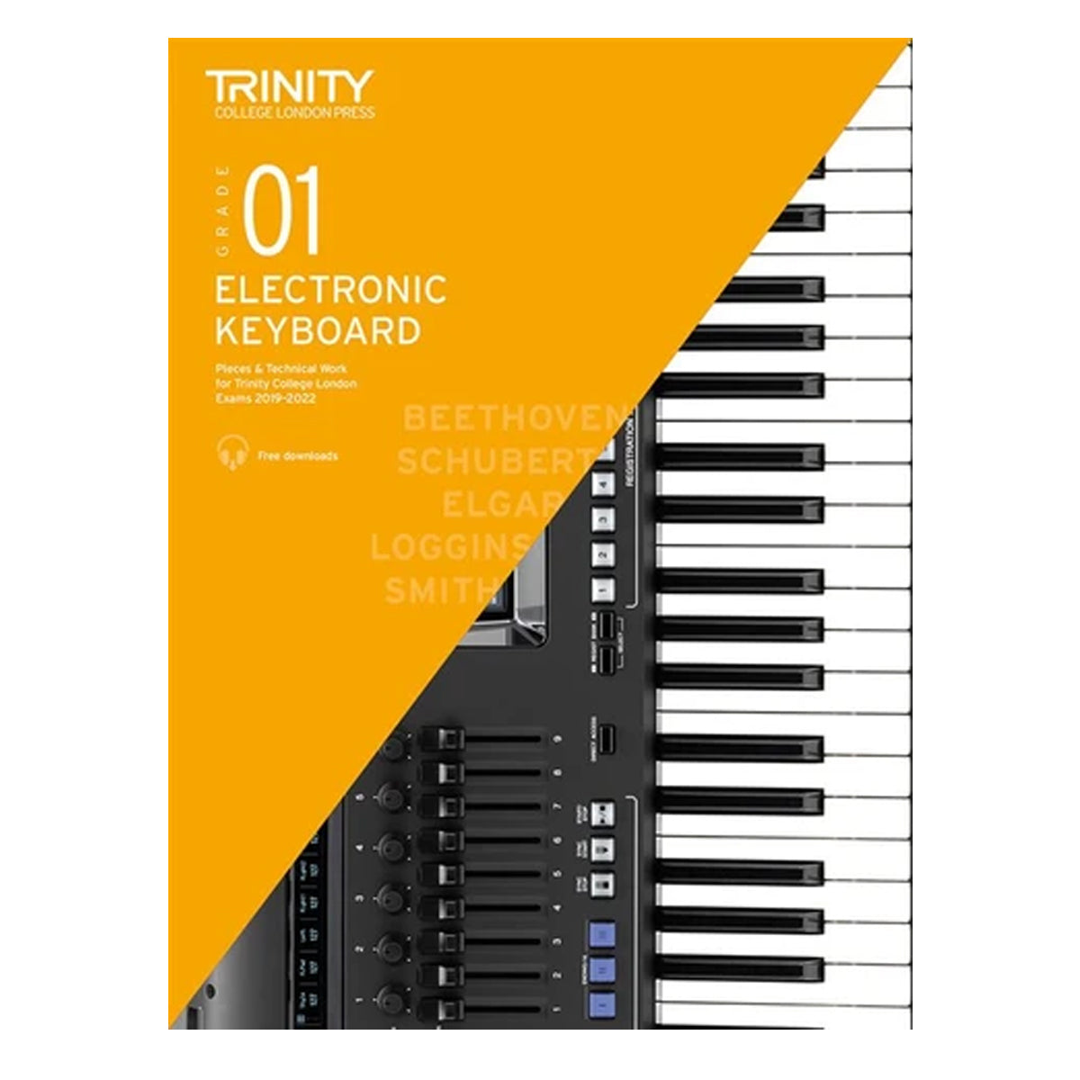 Trinity Electronic Keyboard Exam Pieces & Technical Grade 1 (2019-2022)