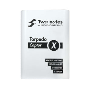 Two Notes Torpedo Captor X 8ohm Reactive LoadBox w/ Analog Speakersim & Attenuator