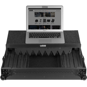UDG U91019BL3 Ultimate Flight Case Multi Format XL Black MK3 Plus (Laptop Shelf)