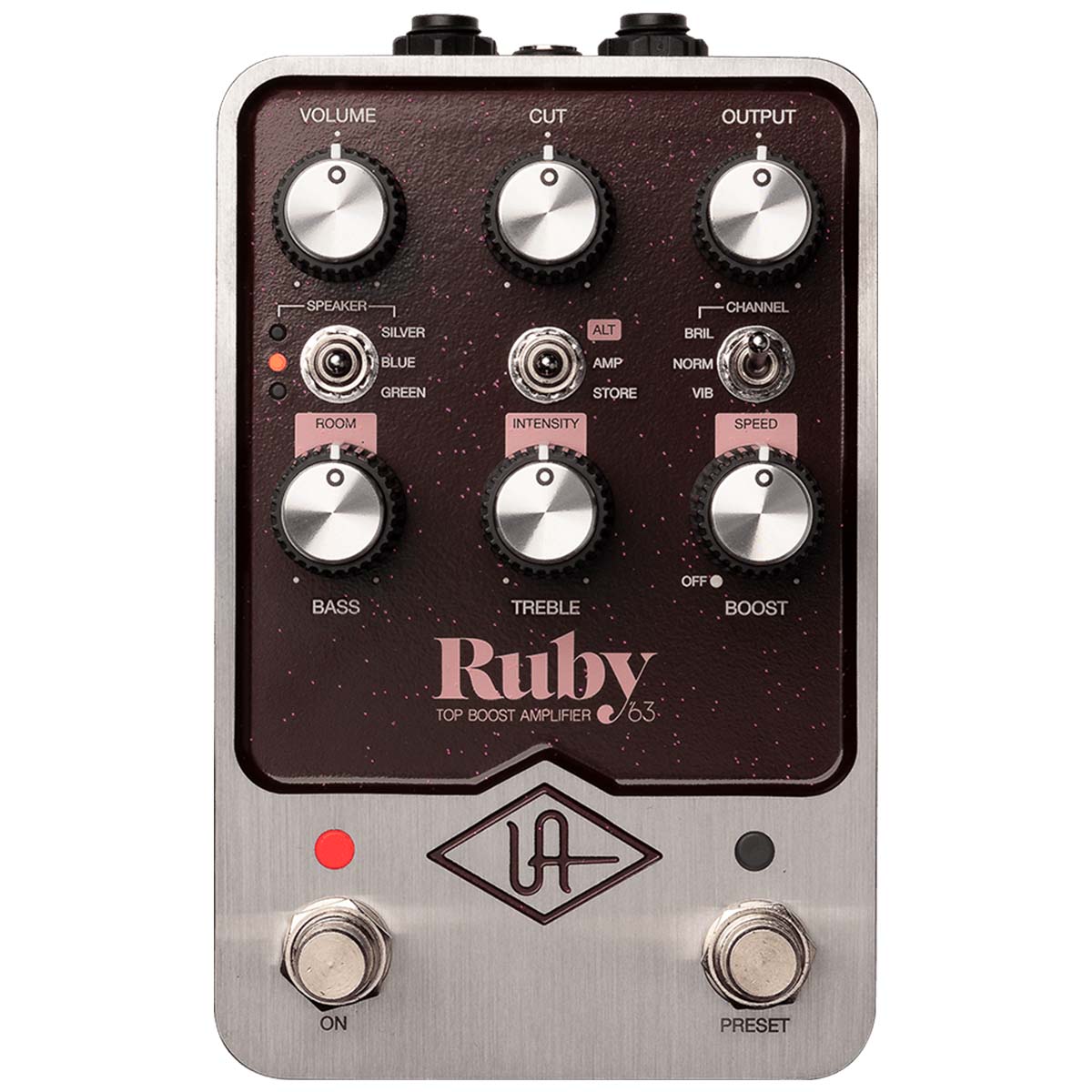 Universal Audio UAFX Ruby 63 Top Boost Amplifier Pedal