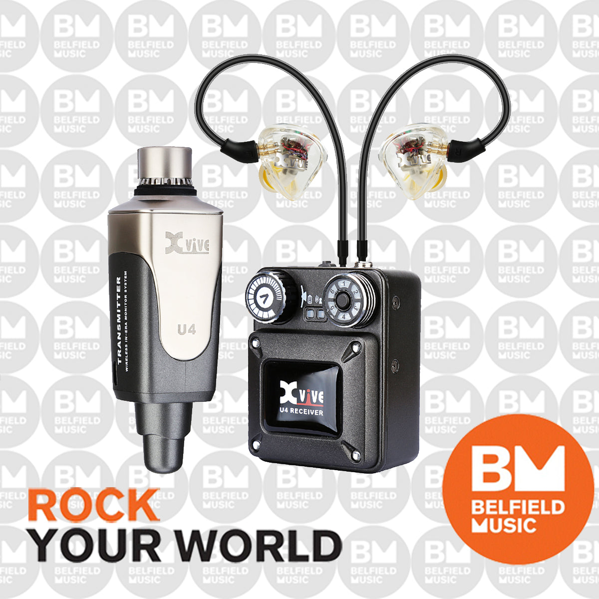 Xvive X Vibe T9 Monitor In-Ear Con Doppio Driver A Armatura Bilanciata - Cuffie Professionali Per Musicisti E Audiofili