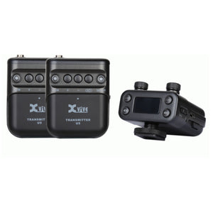 XVIVE U5T2 Camera Mount Wireless Lavalier Mic System w/ 2 Transmitters